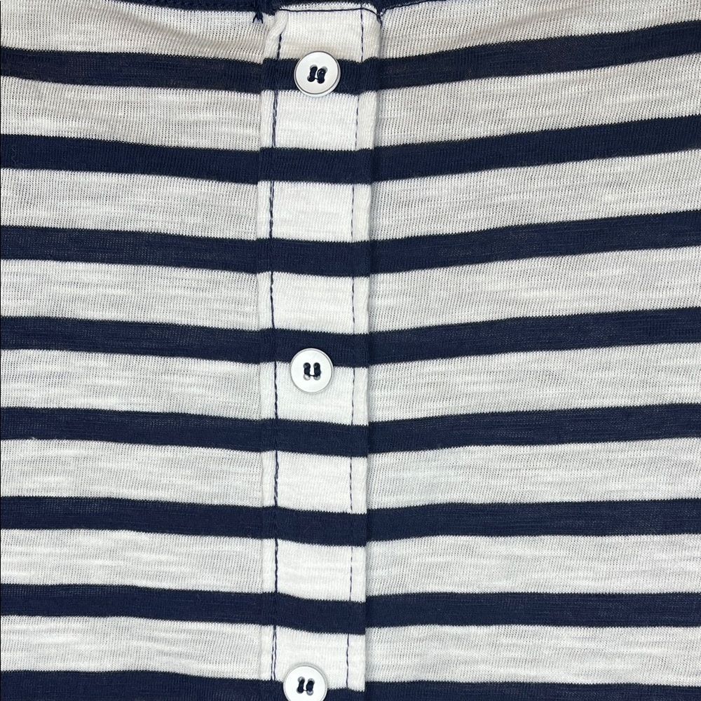 Splendid Navy and White Striped Tee - Picture 4 of 6